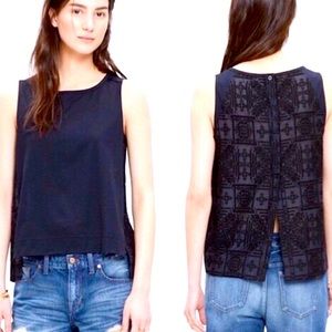 MADEWELL Threadwork Embroidered Top